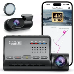 VIOFO A139 Pro 2CH cámara tablero coche frontal y trasera