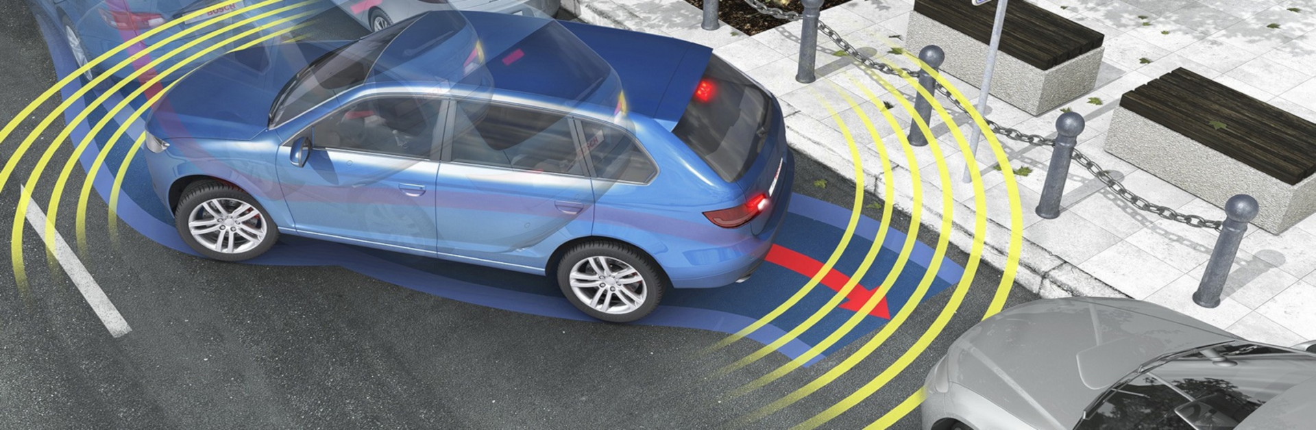 Sensores de aparcamiento para coches imagen
