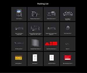 Lista de embalaje A229 Ultra -W 3CH