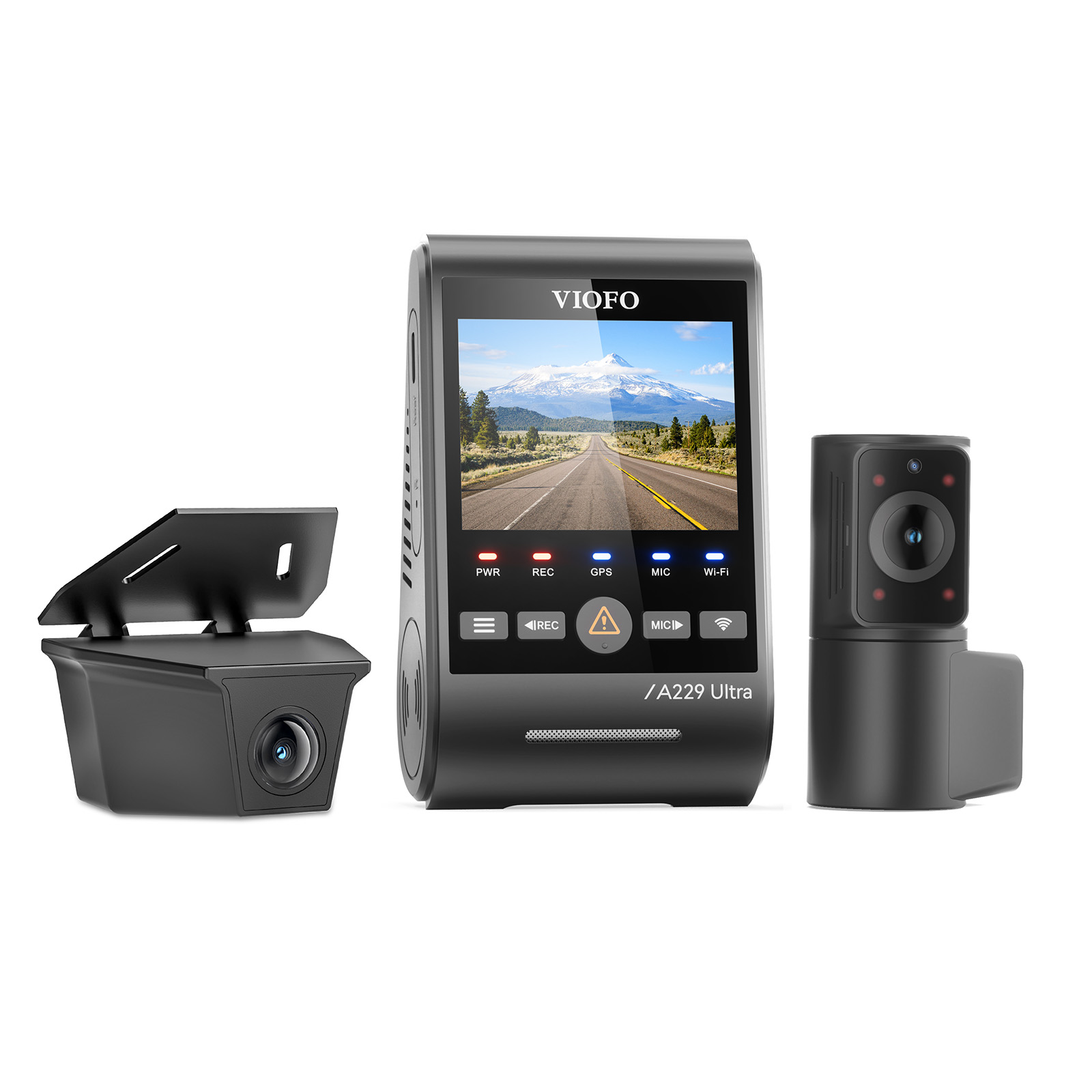 Kit cámara frontal VIOFO A229 Ultra W 3CH gran angular para coche