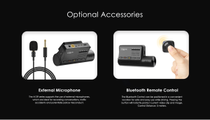 VIOFO Dashcam A139 Pro 3CH.Accesorios opcionales