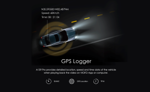 A139 Pro 3CH Dashcam VIOFO Registrador GPS